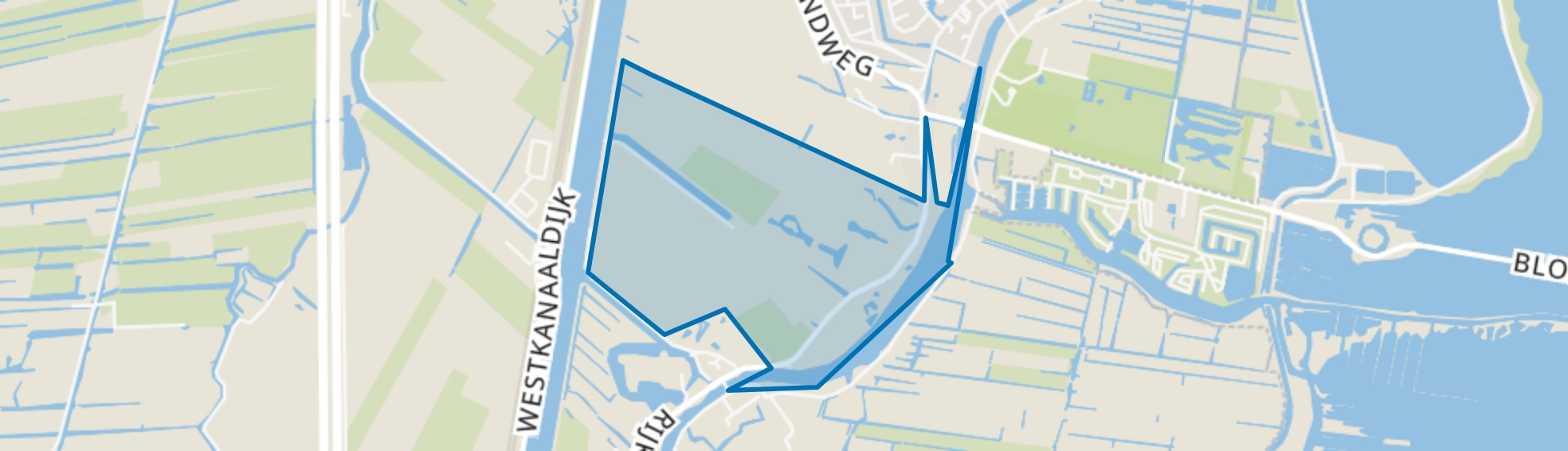 Polder Sticht, Nieuwersluis map