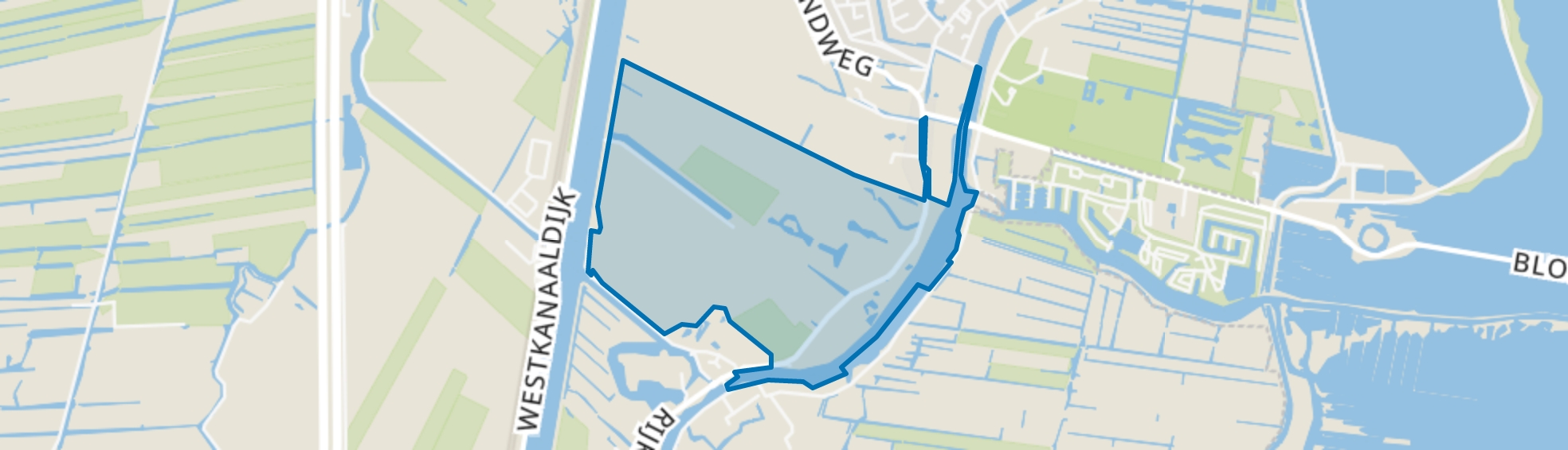 Polder Sticht, Nieuwersluis map