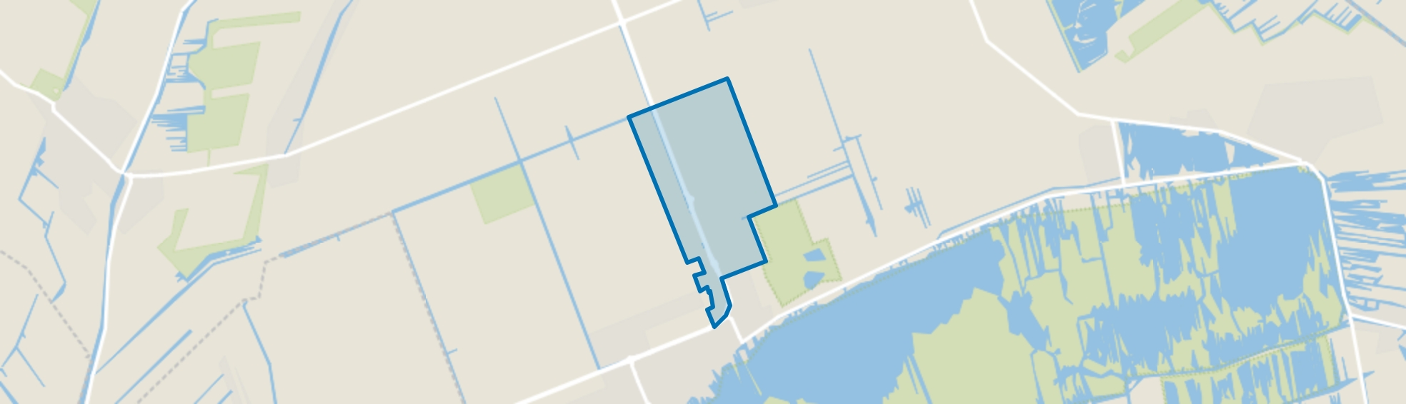 Bedrijventerrein Nieuwkoop, Nieuwkoop map