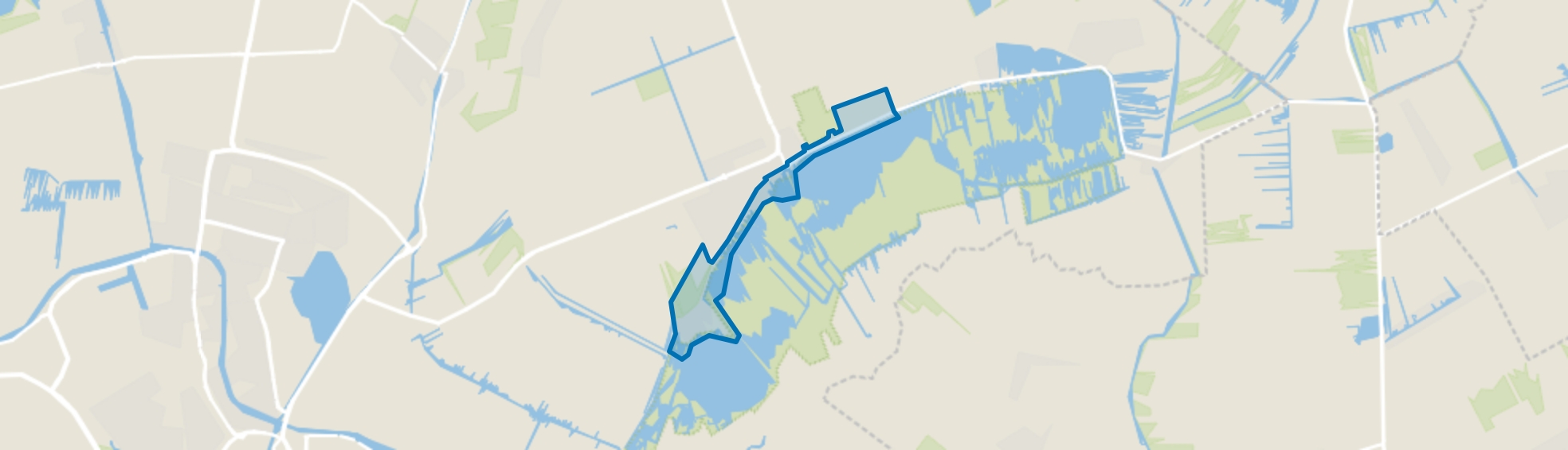 Nieuwkoop Lintbebouwing, Nieuwkoop map
