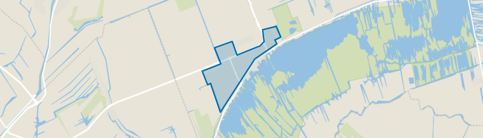 Uitbreiding dorpskern Nieuwkoop, Nieuwkoop map
