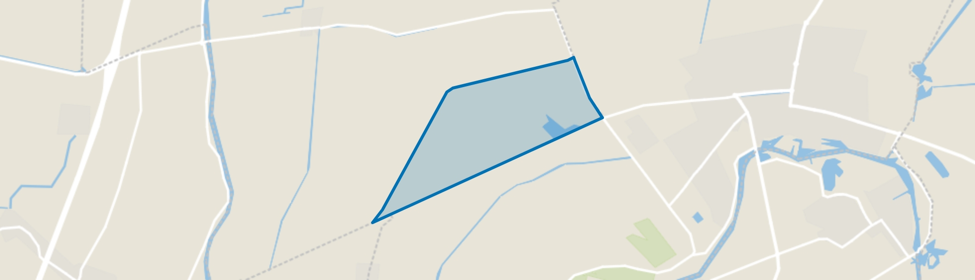 Achterdijk, Nieuwland map