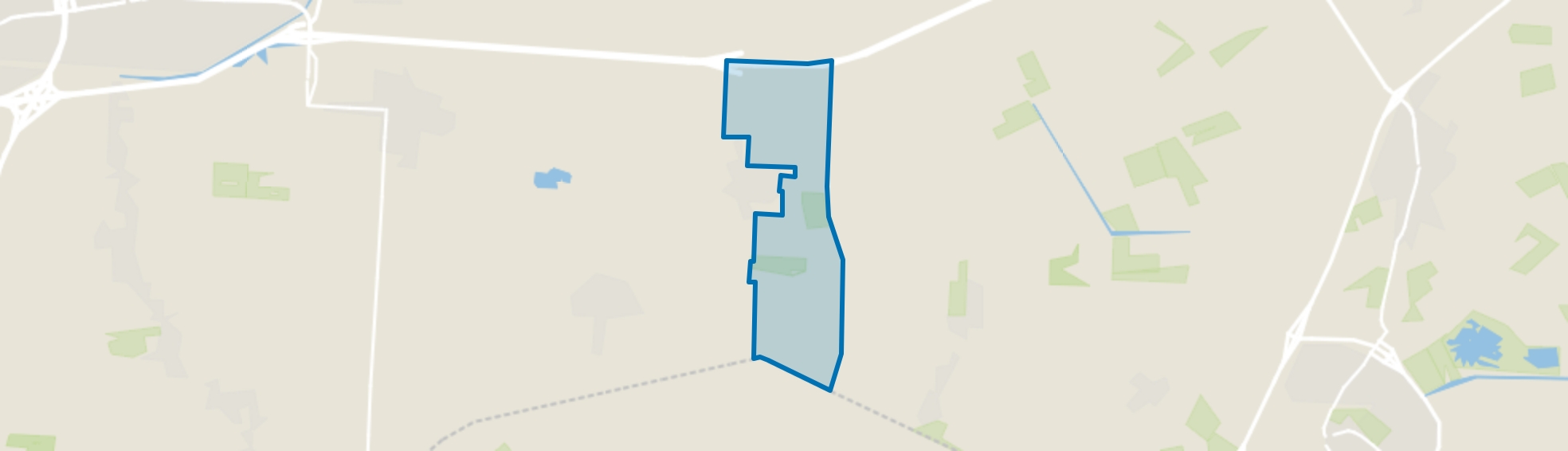 Verspreide huizen Nieuwlande, Nieuwlande map