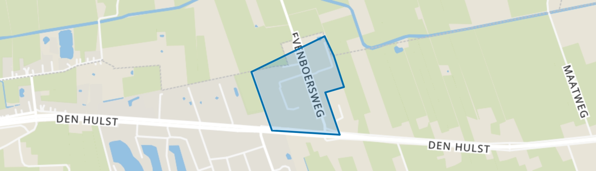 Bedrijventerrein De Evenboer, Nieuwleusen map