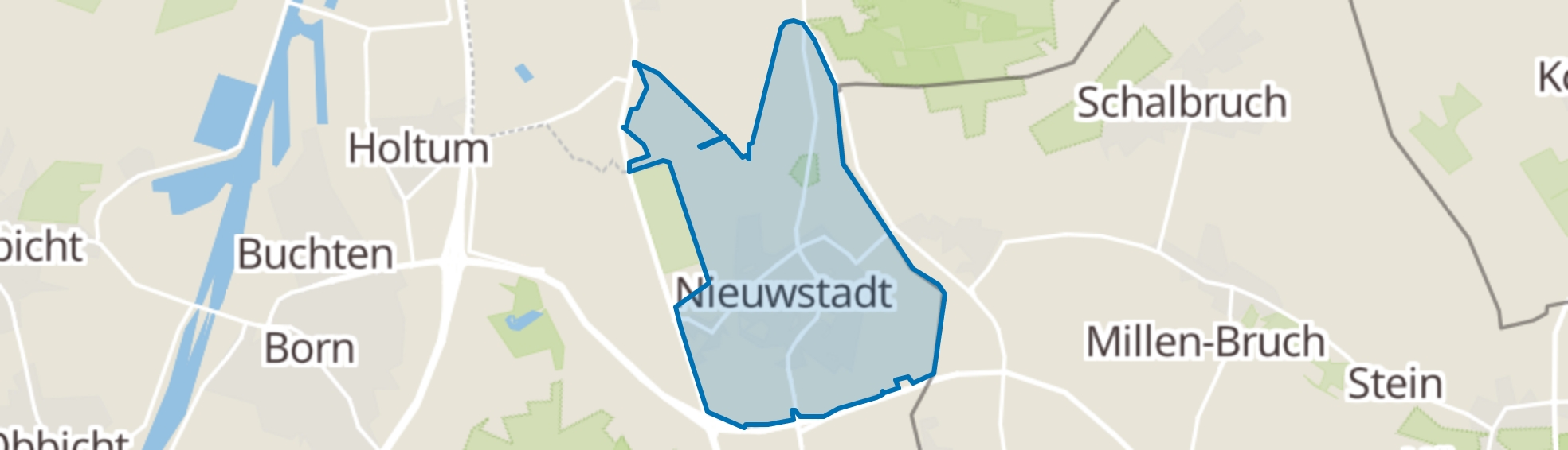 Nieuwstadt map