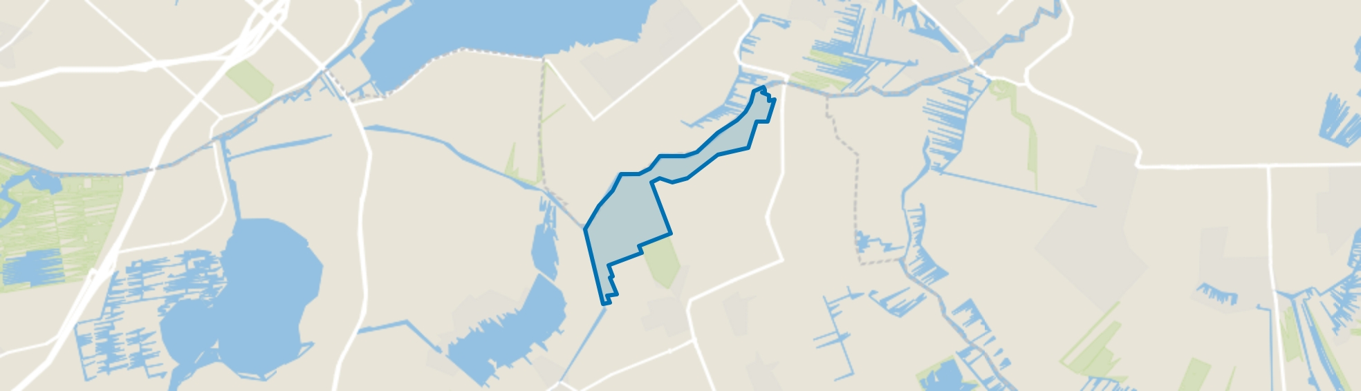 Nieuwveens Jaagpad, Nieuwveen map