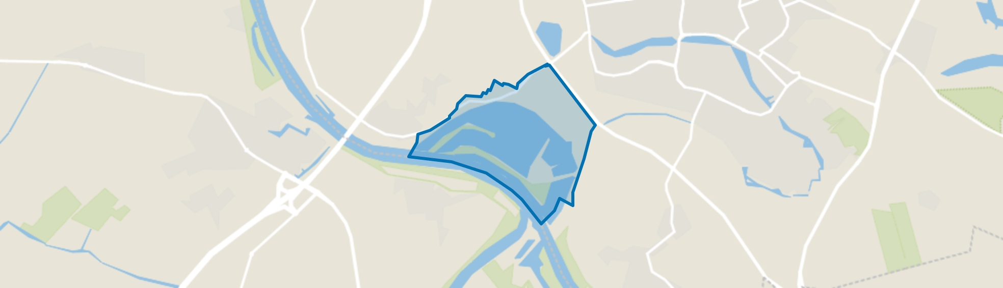 Loonse Waard, Niftrik map