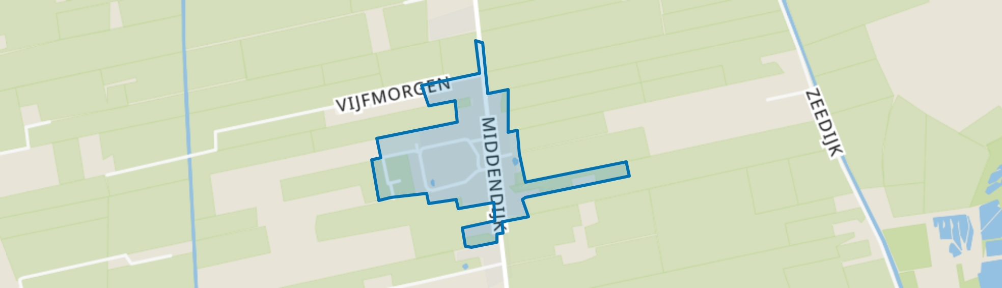 Nijbroek Dorpskern, Nijbroek map