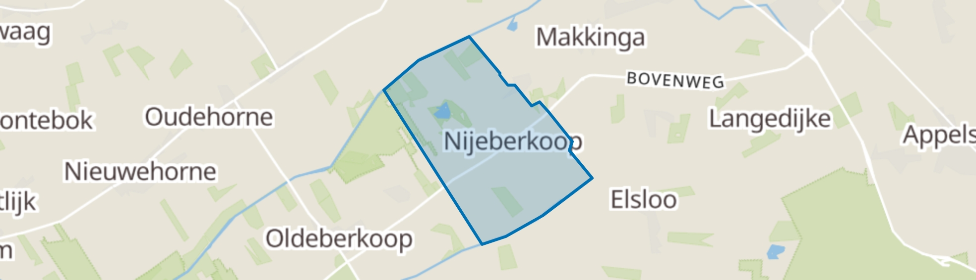 Nijeberkoop map