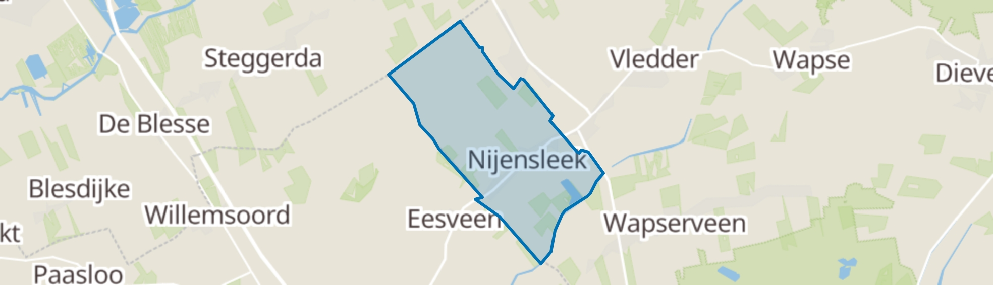 Nijensleek map