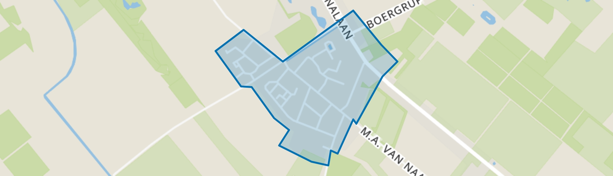 Wilhelminaoord, Nijensleek map