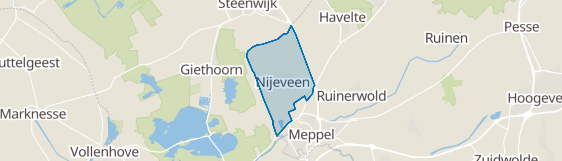 Nijeveen map