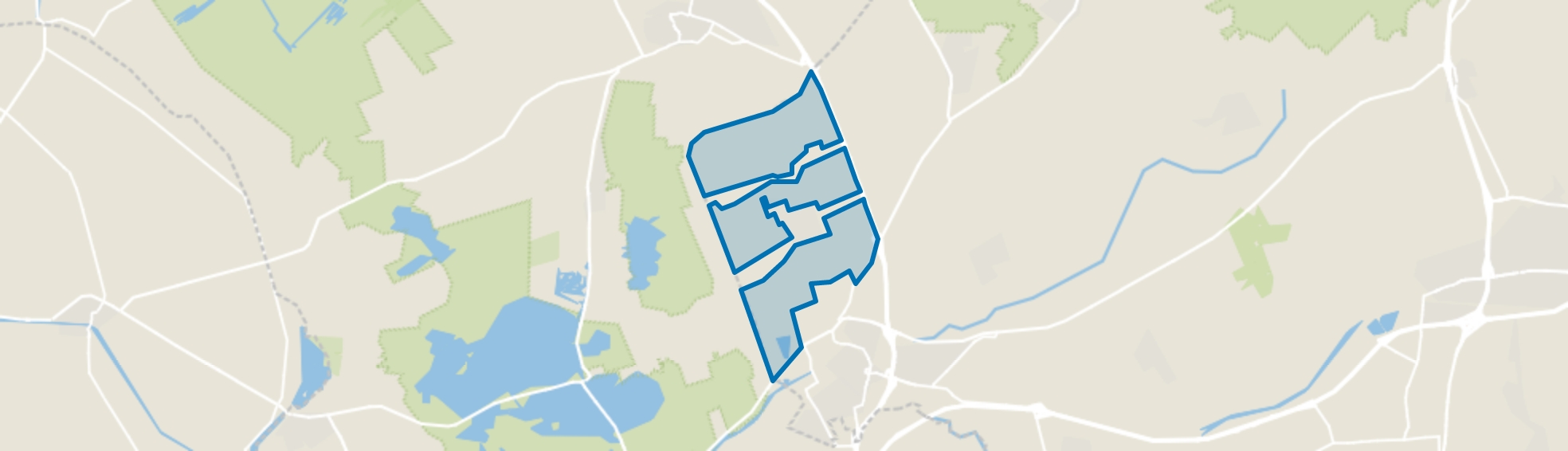 Verspreid gebied Nijeveen, Nijeveen map