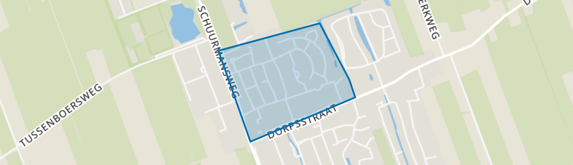 Vogelbuurt, Nijeveen map