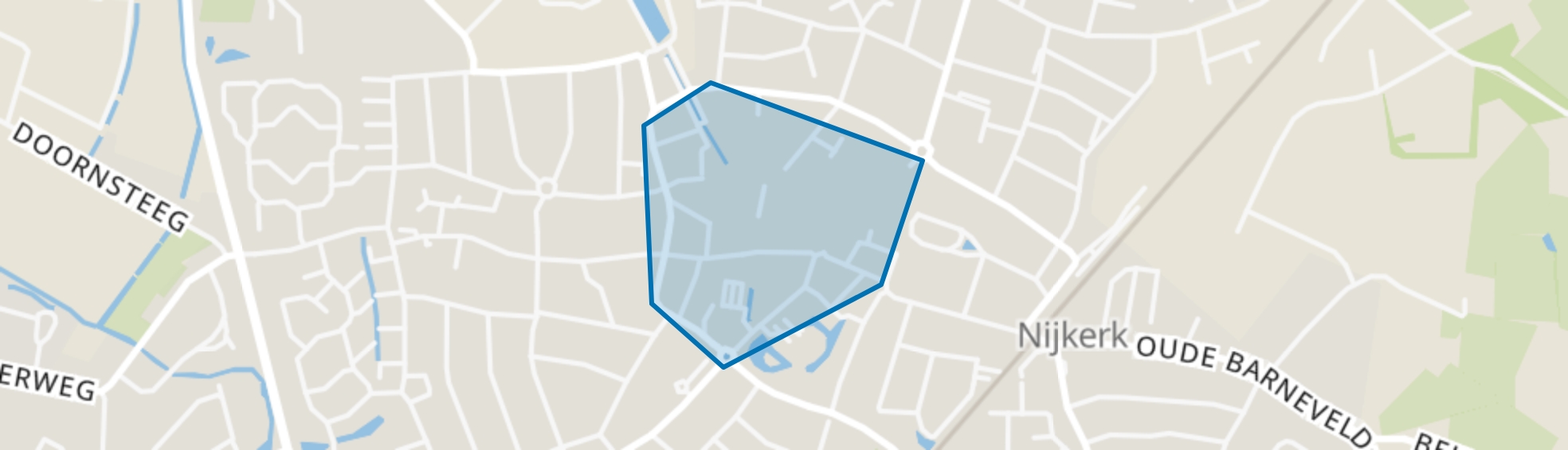 Centrum, Nijkerk map
