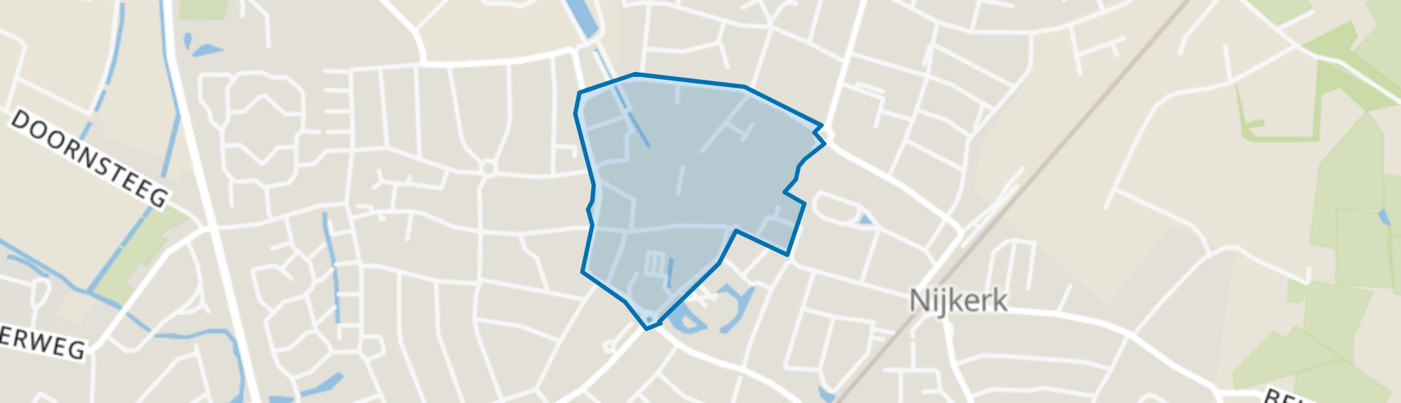 Centrum, Nijkerk map