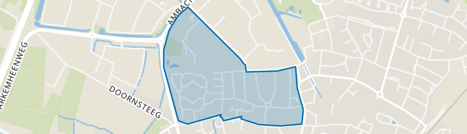 Nautena-noord/Havenstraat, Nijkerk map