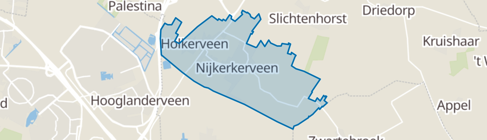 Nijkerkerveen map