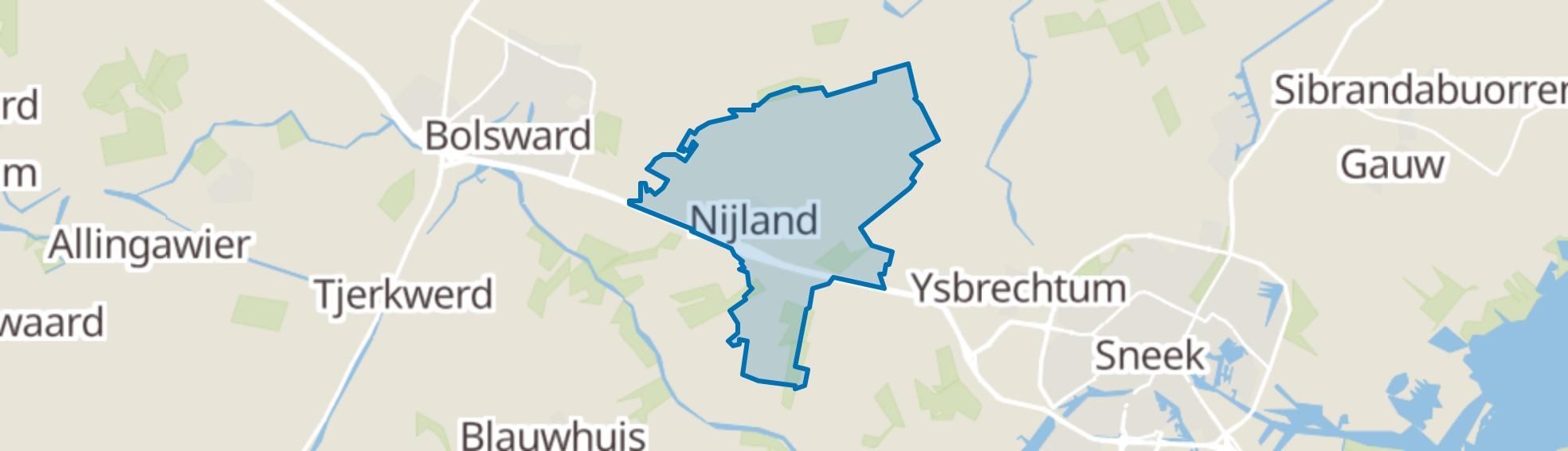 Nijland map