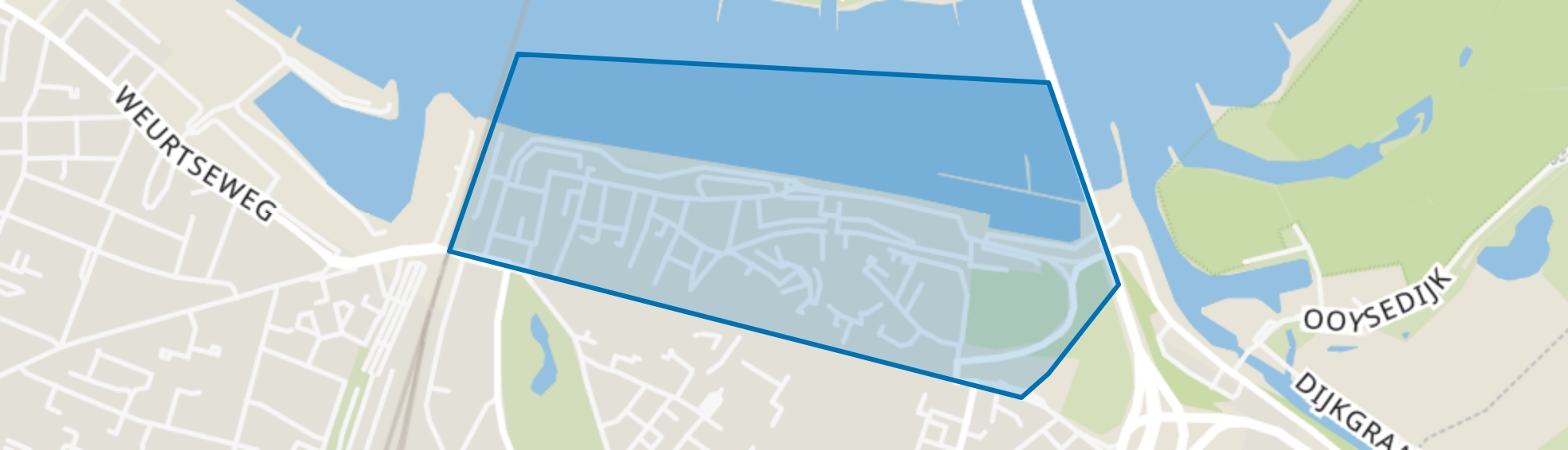 Benedenstad, Nijmegen map