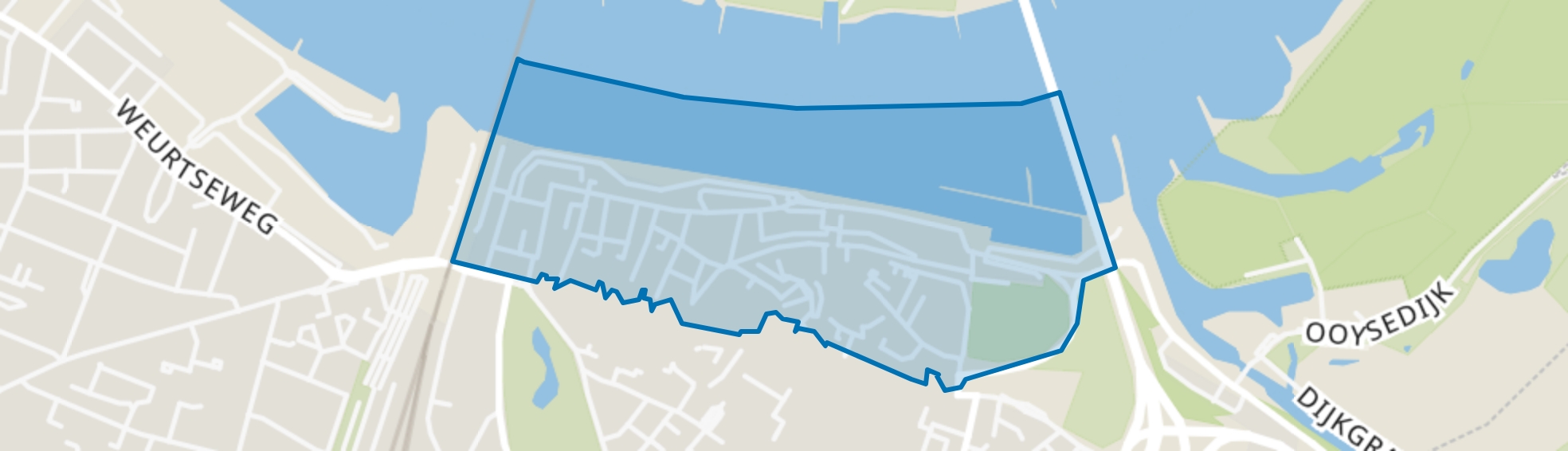 Benedenstad, Nijmegen map