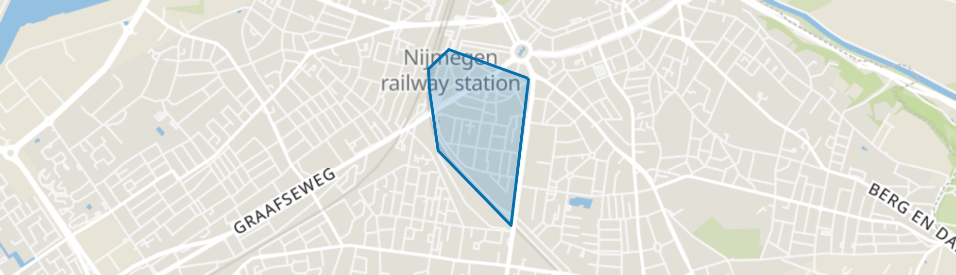 Bottendaal, Nijmegen map