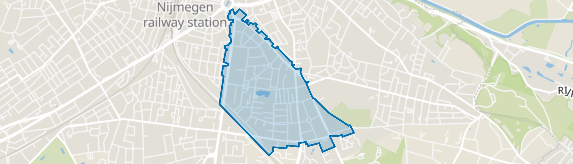 Galgenveld, Nijmegen map