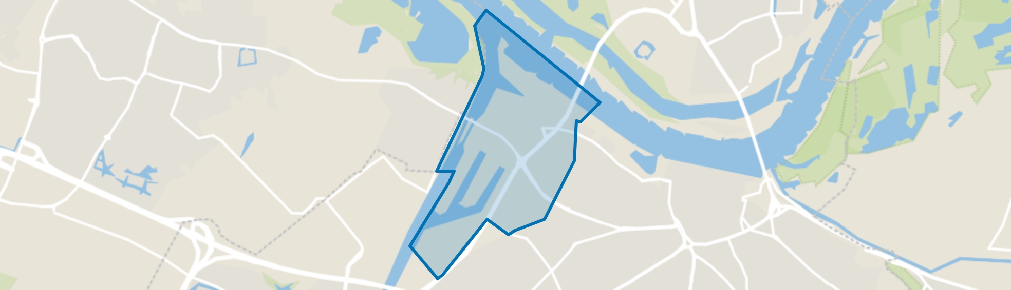 Haven- en industrieterrein, Nijmegen map