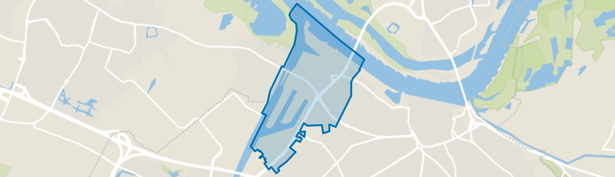 Haven- en industrieterrein, Nijmegen map