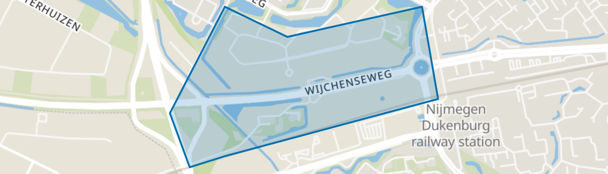 Kerkenbos, Nijmegen map