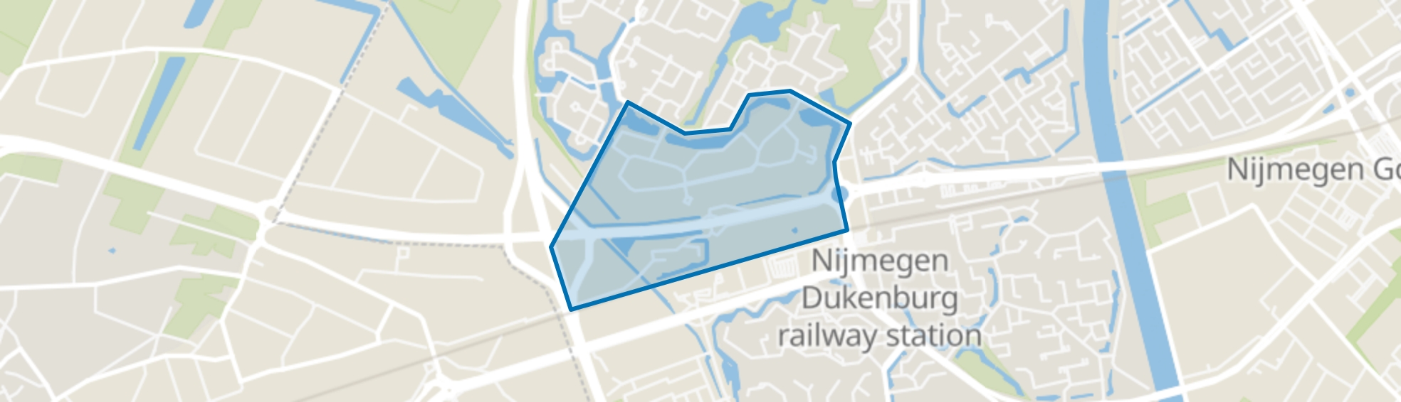 Kerkenbos, Nijmegen map