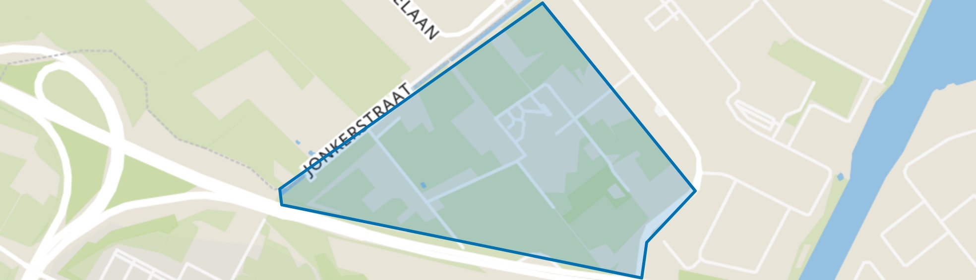 Neerbosch-West, Nijmegen map