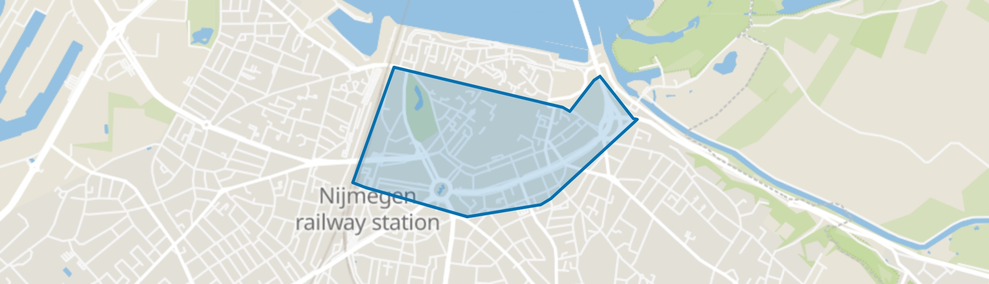 Stadscentrum, Nijmegen map