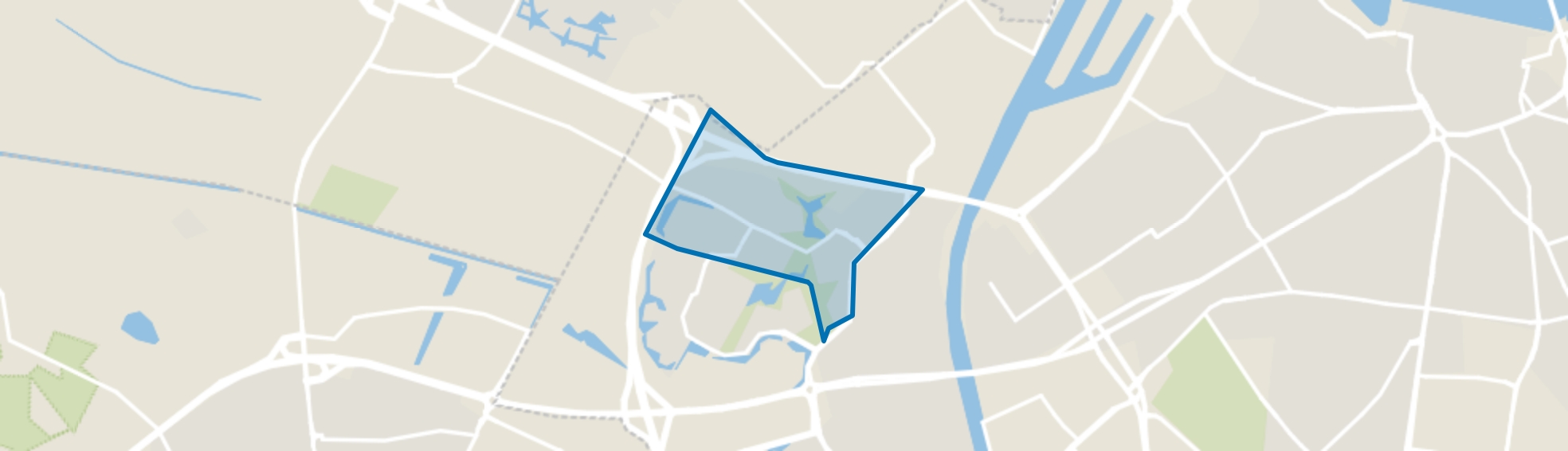 't Acker, Nijmegen map
