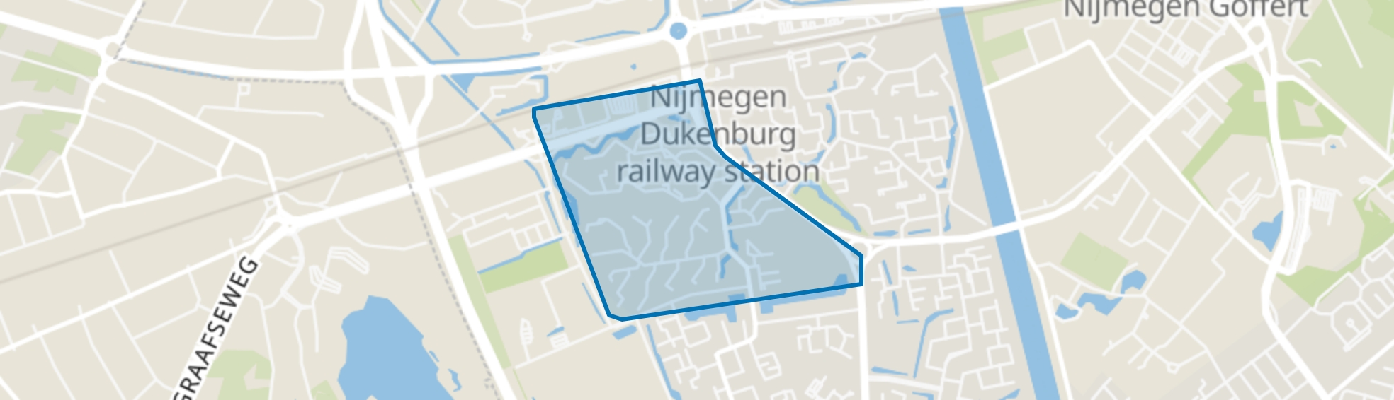 Tolhuis, Nijmegen map