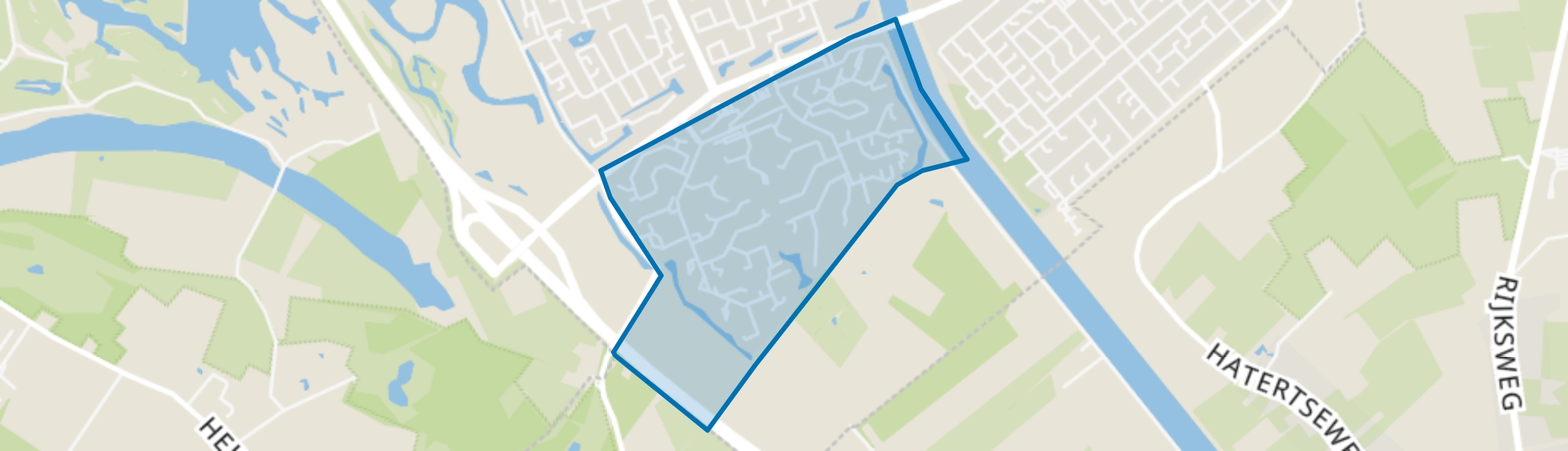 Weezenhof, Nijmegen map