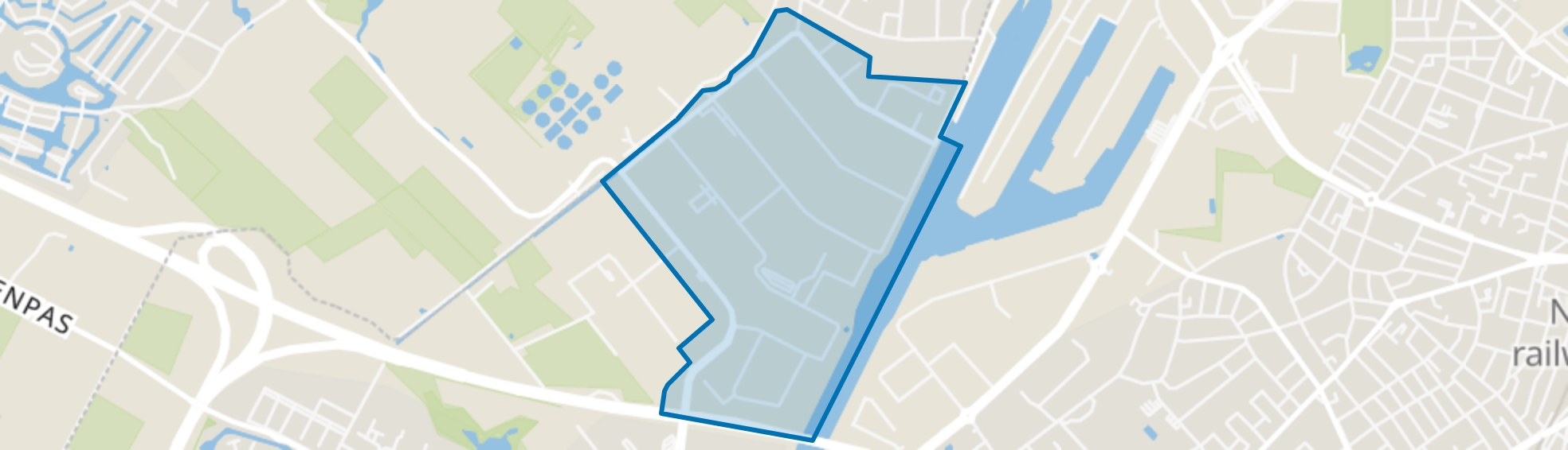 Westkanaaldijk, Nijmegen map