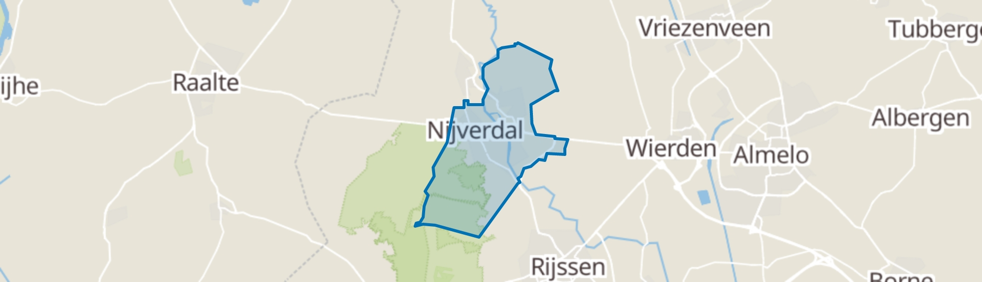 Nijverdal map