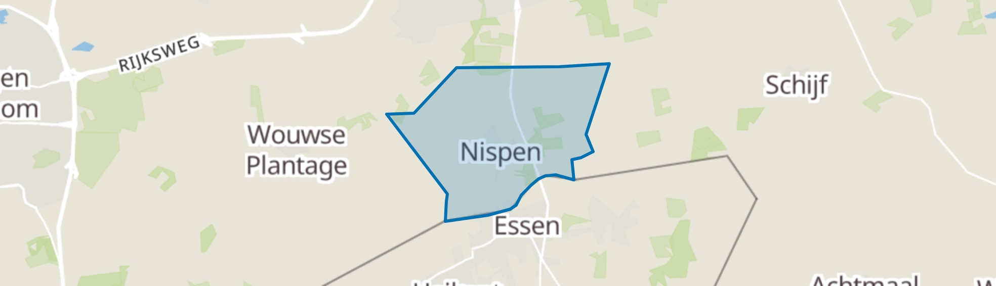 Nispen map