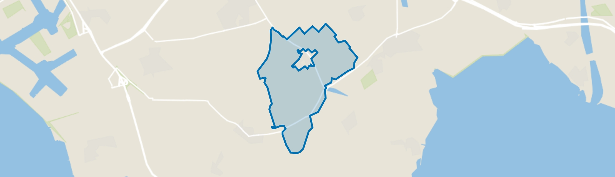 Buitengebied Nisse, Nisse map