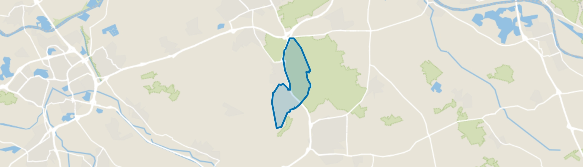 Menzel, Nistelrode map