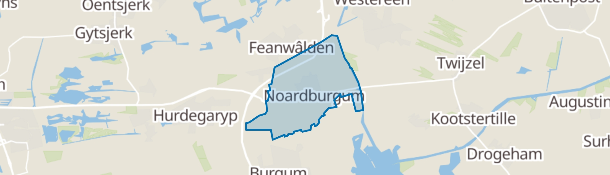 Noardburgum map