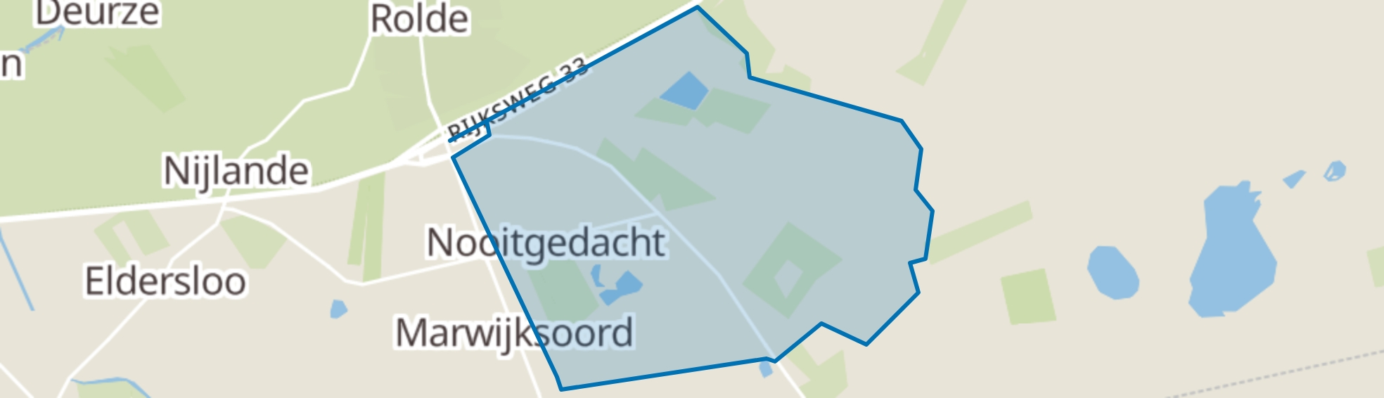 Nooitgedacht map