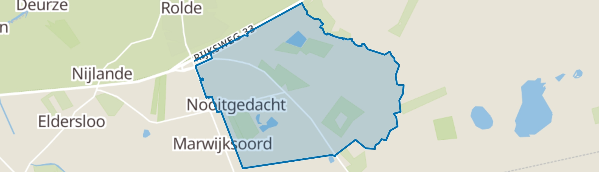 Nooitgedacht map