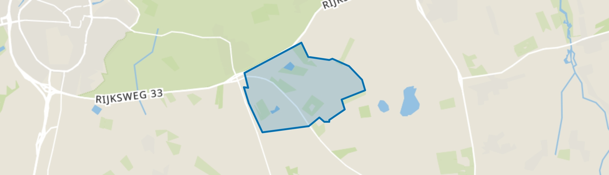 Verspreide huizen Nooitgedacht, Nooitgedacht map