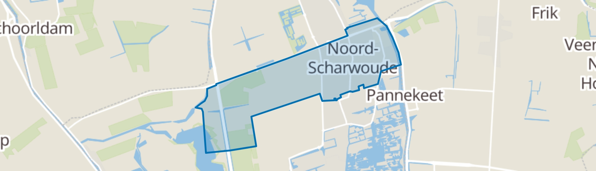 Noord-Scharwoude map