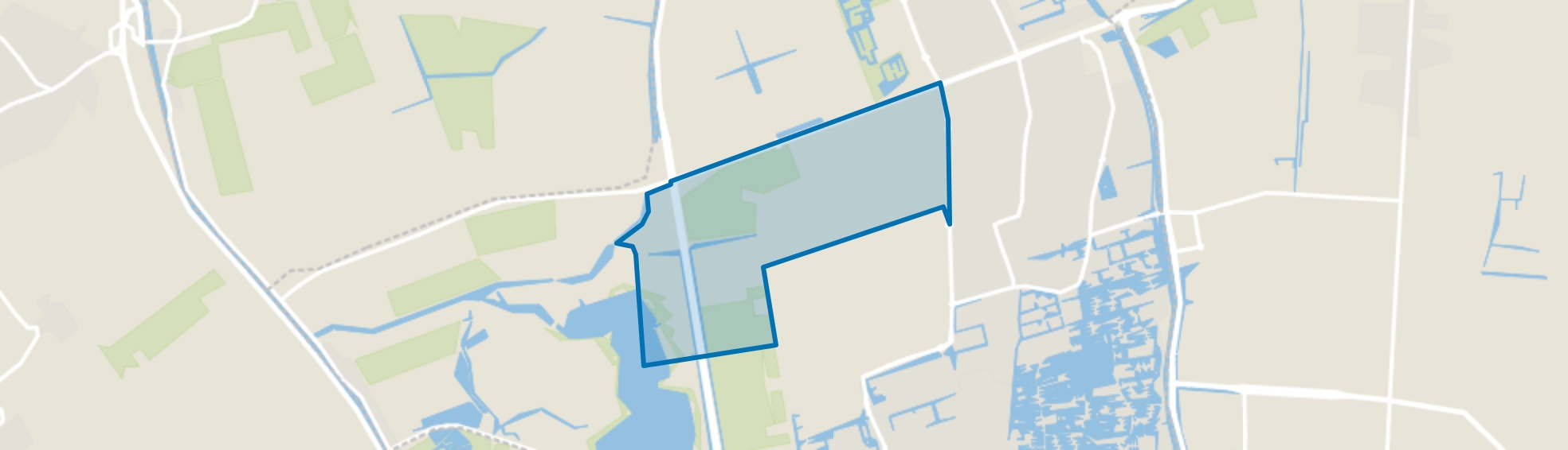 Buitengebied Noord-Scharwoude, Noord-Scharwoude map