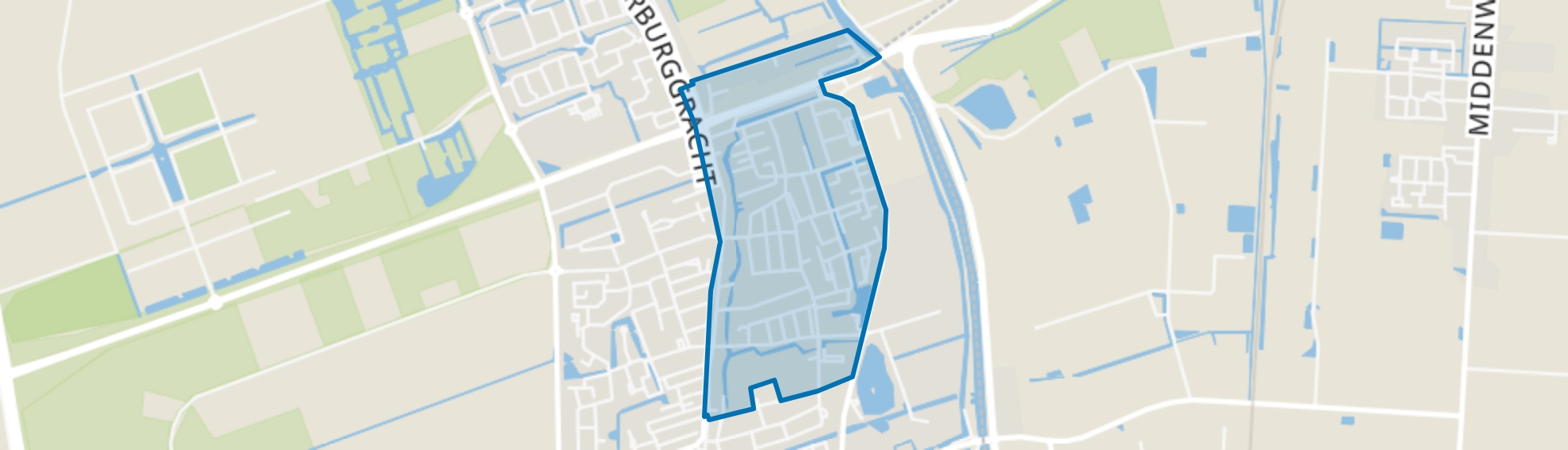 Noord-Scharwoude Oost, Noord-Scharwoude map