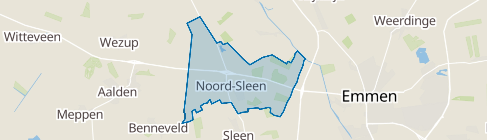 Noord-Sleen map