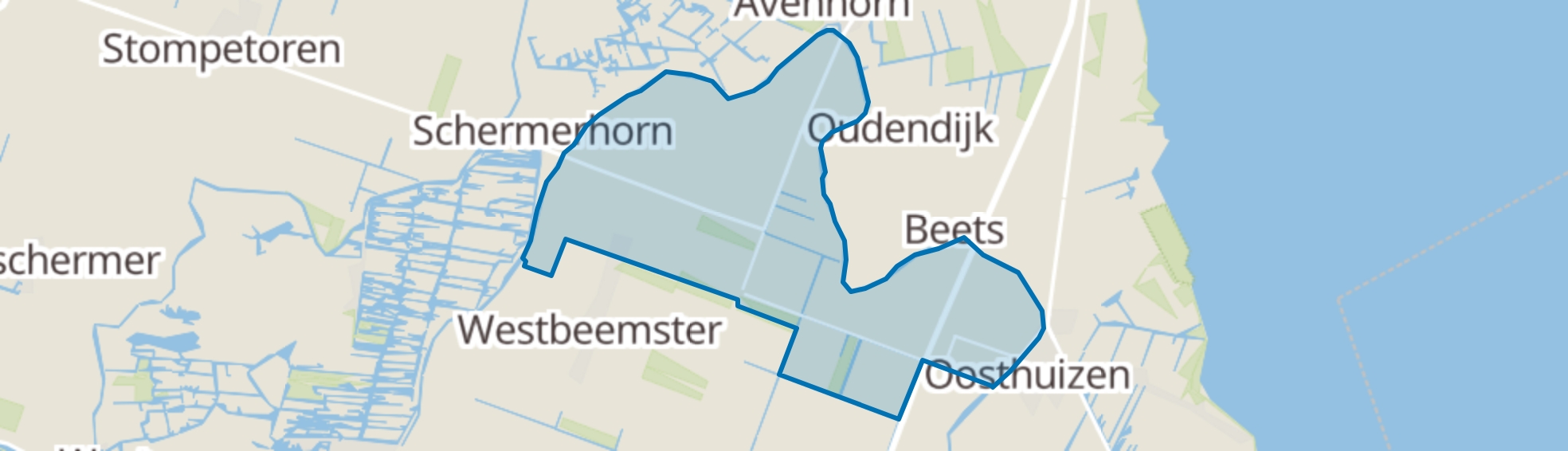 Noordbeemster map